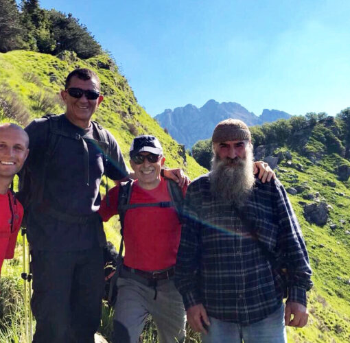 trekking a colonnata