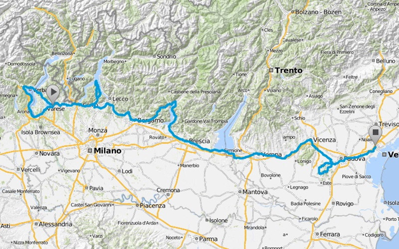 From Lake Maggiore to Venice