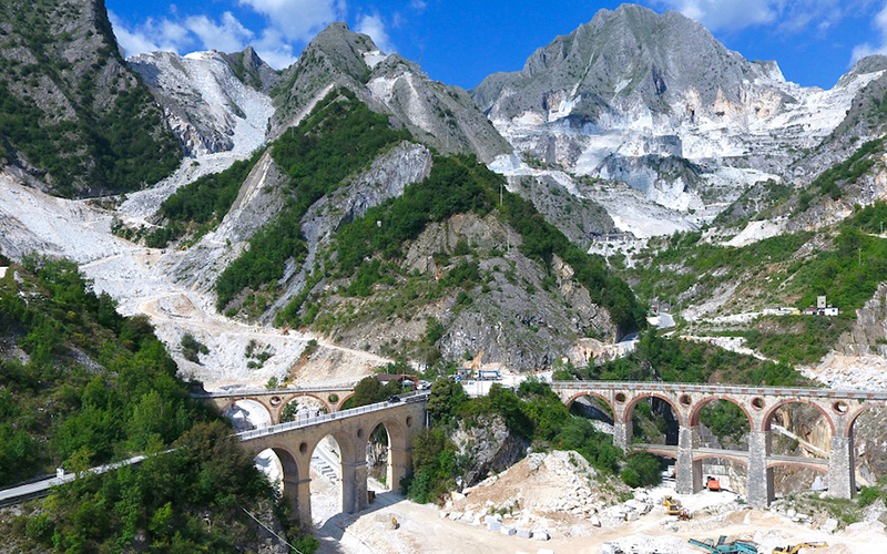 cave di marmo di carrara, ponti di vara