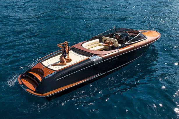 luxury boat in portofino