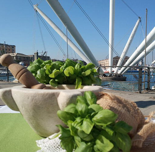 pesto and the ancient port of genoa