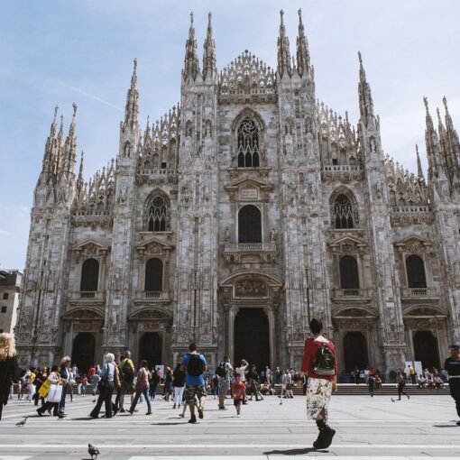 Duomo Cathedral in Milan during shore excursion from Genoa