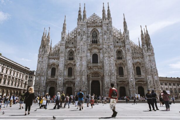 Duomo Cathedral in Milan during shore excursion from Genoa