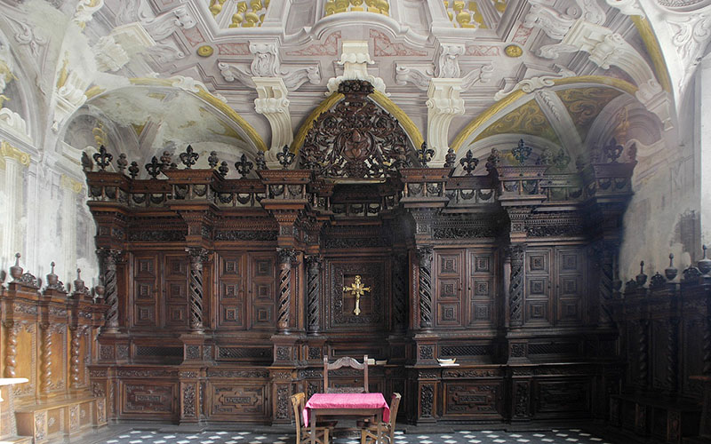 sacrestia della chiesa ss annunziata lungo la via francigena