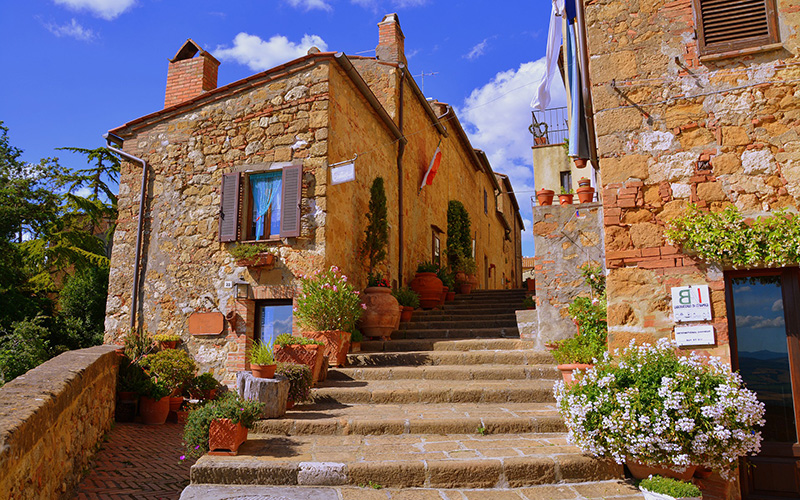 tuscany, pienza