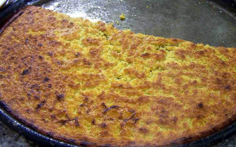 farinata, snack tipico genovese