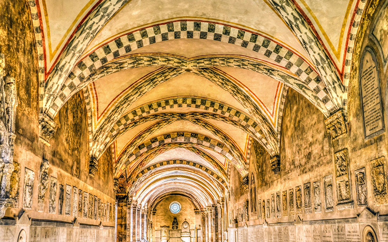 firenze basilica di s. maria novella chiostro interno